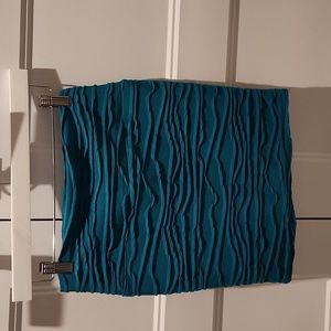 Simons turquoise skirt xs